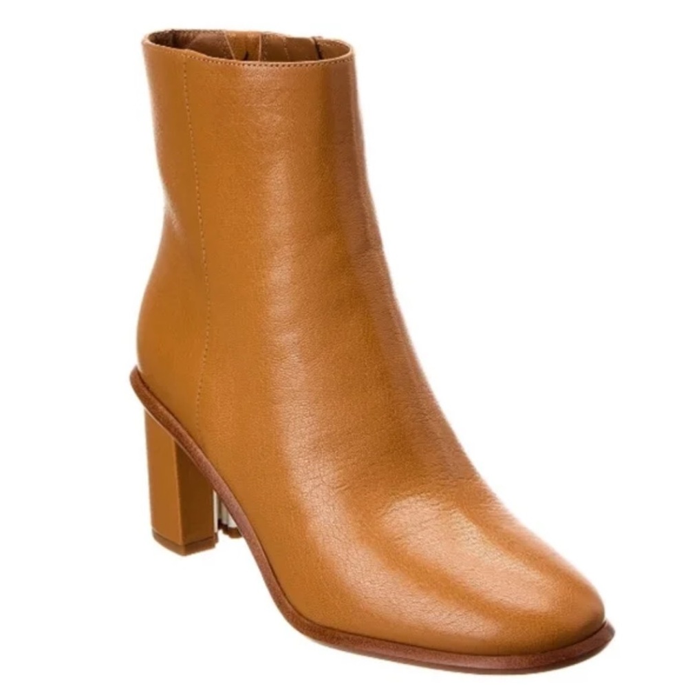 🌸TORY BURCH🌸 Brooke Stamped Heel Leather Bootie Size: 10.5